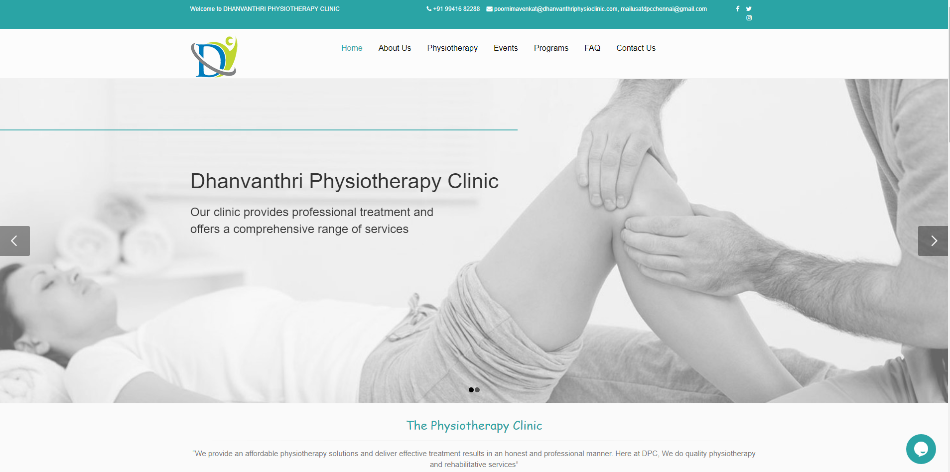 dhanvanthriphysioclinic.com